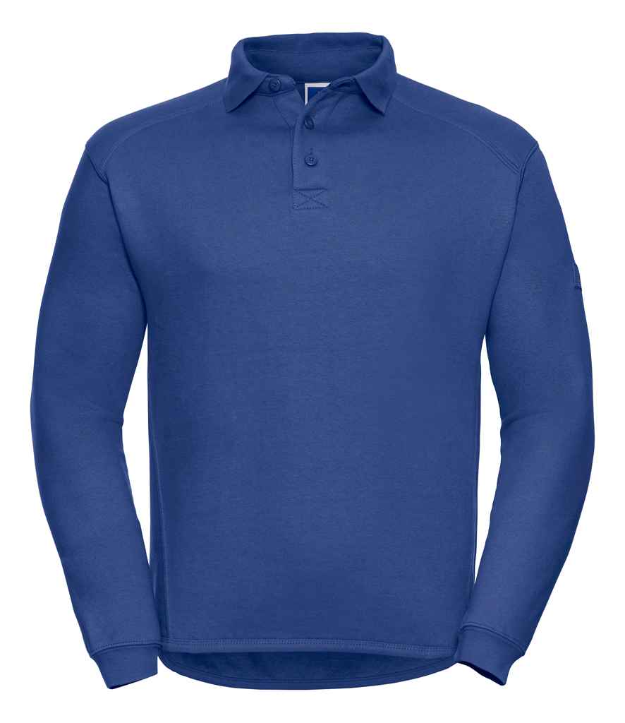 Russell 012M Bright Royal Front - Ready to be Embroidered and Printed by Custard Workwear - Cheap Personalised and Customised Workwear in Nottinghamshire, Derbyshire and Leicestershire