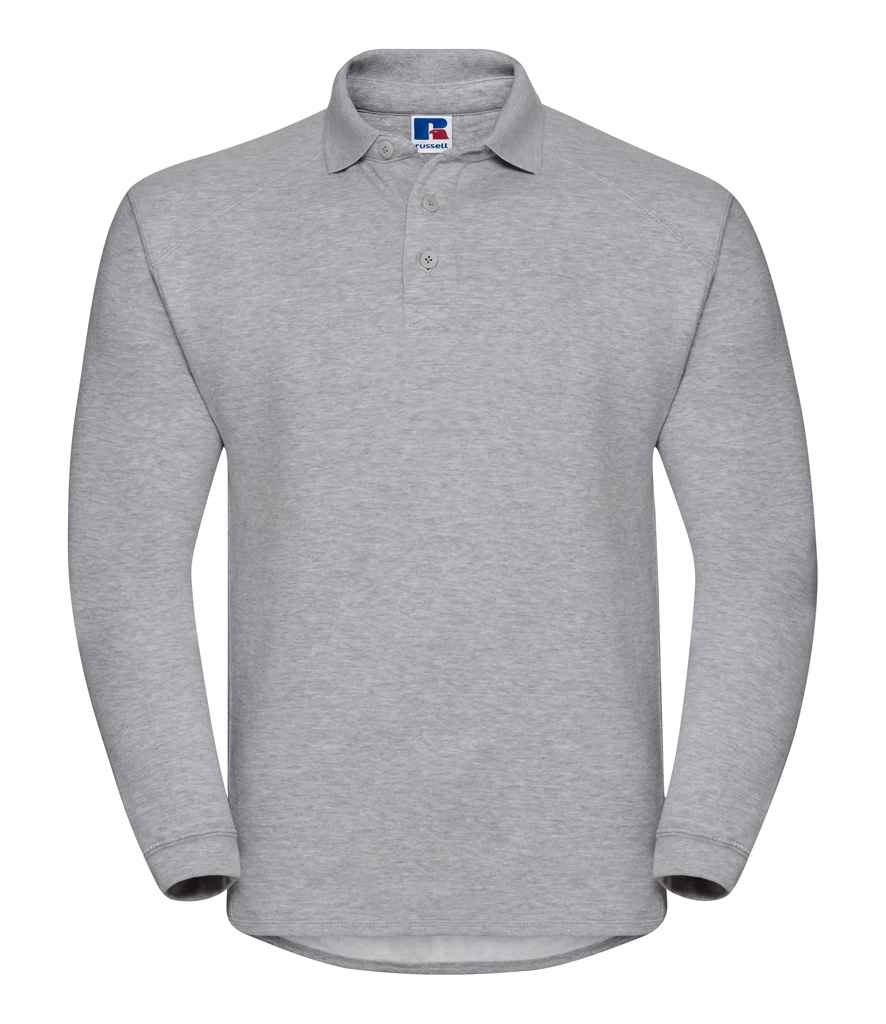 Russell 012M Light Oxford Front - Ready to be Embroidered and Printed by Custard Workwear - Cheap Personalised and Customised Workwear in Nottinghamshire, Derbyshire and Leicestershire
