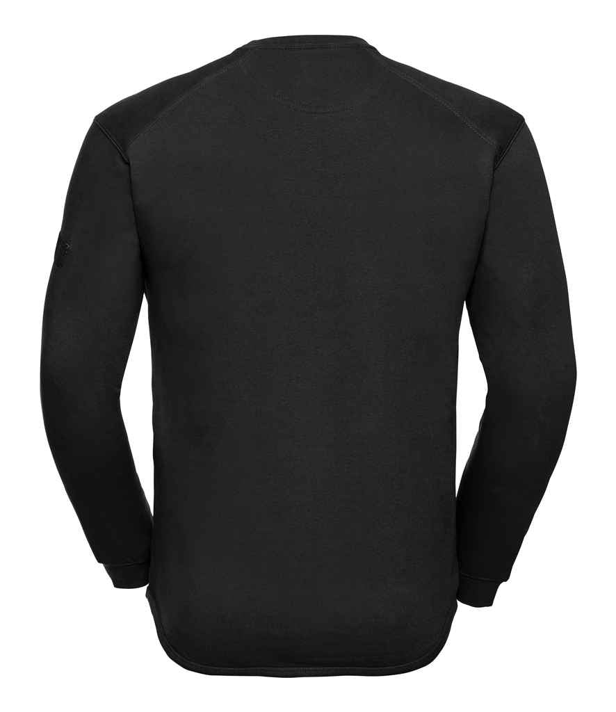 Russell 013M Black Back - Ready to be Embroidered and Printed by Custard Workwear - Cheap Personalised and Customised Workwear in Nottinghamshire, Derbyshire and Leicestershire