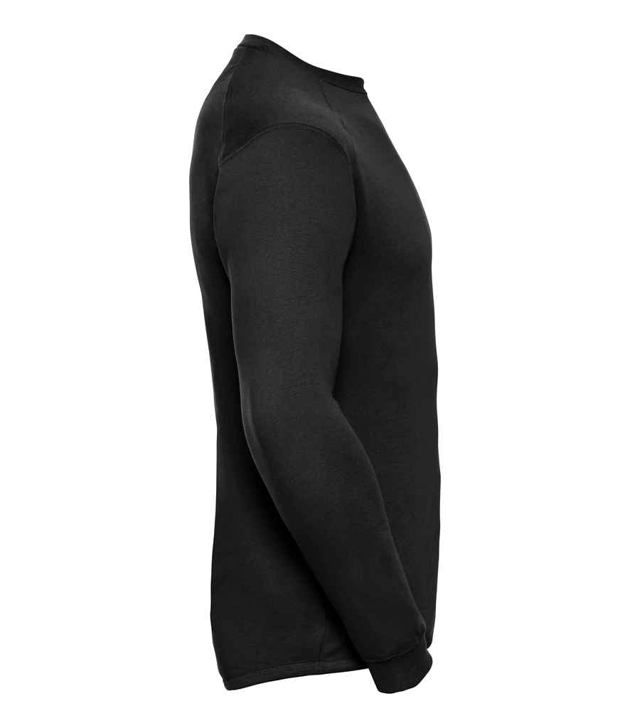 Russell 013M Black Left -  Ready to be Embroidered and Printed by Custard Workwear - Cheap Personalised and Customised Workwear in Nottinghamshire, Derbyshire and Leicestershire