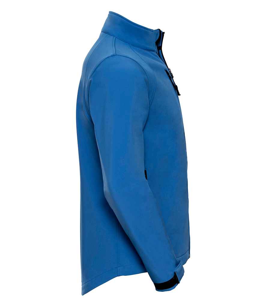 Russell 140M Azure Left - Ready to be Embroidered and Printed by Custard Workwear - Cheap Personalised and Customised Workwear in Nottinghamshire, Derbyshire and Leicestershire