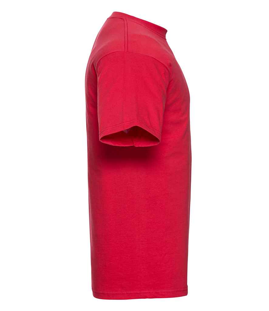 Russell 180M Classic Red Left -  Ready to be Printed by Custard Workwear - Cheap Personalised and Customised Workwear in Nottinghamshire, Derbyshire and Leicestershire