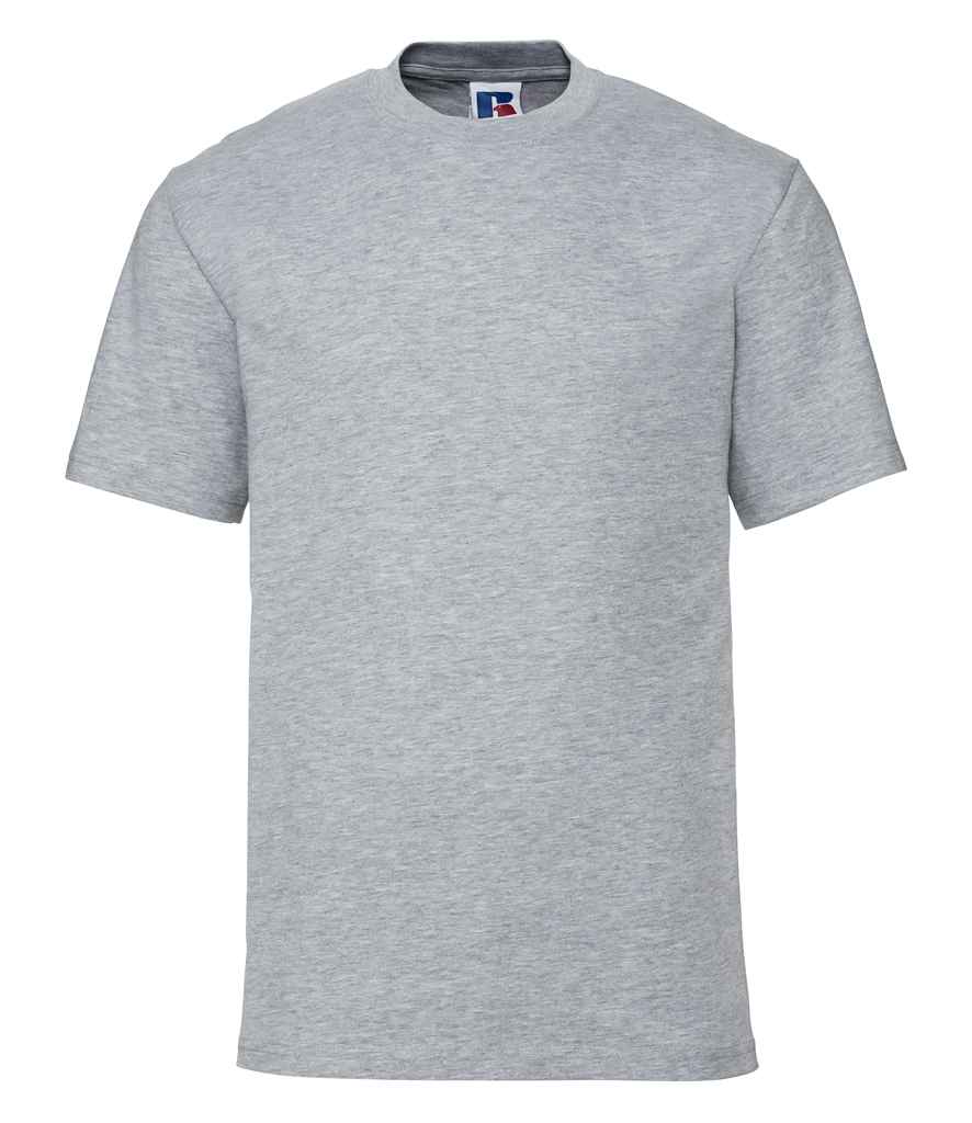 Russell 180M Light Oxford Front - Ready to be Printed by Custard Workwear - Cheap Personalised and Customised Workwear in Nottinghamshire, Derbyshire and Leicestershire