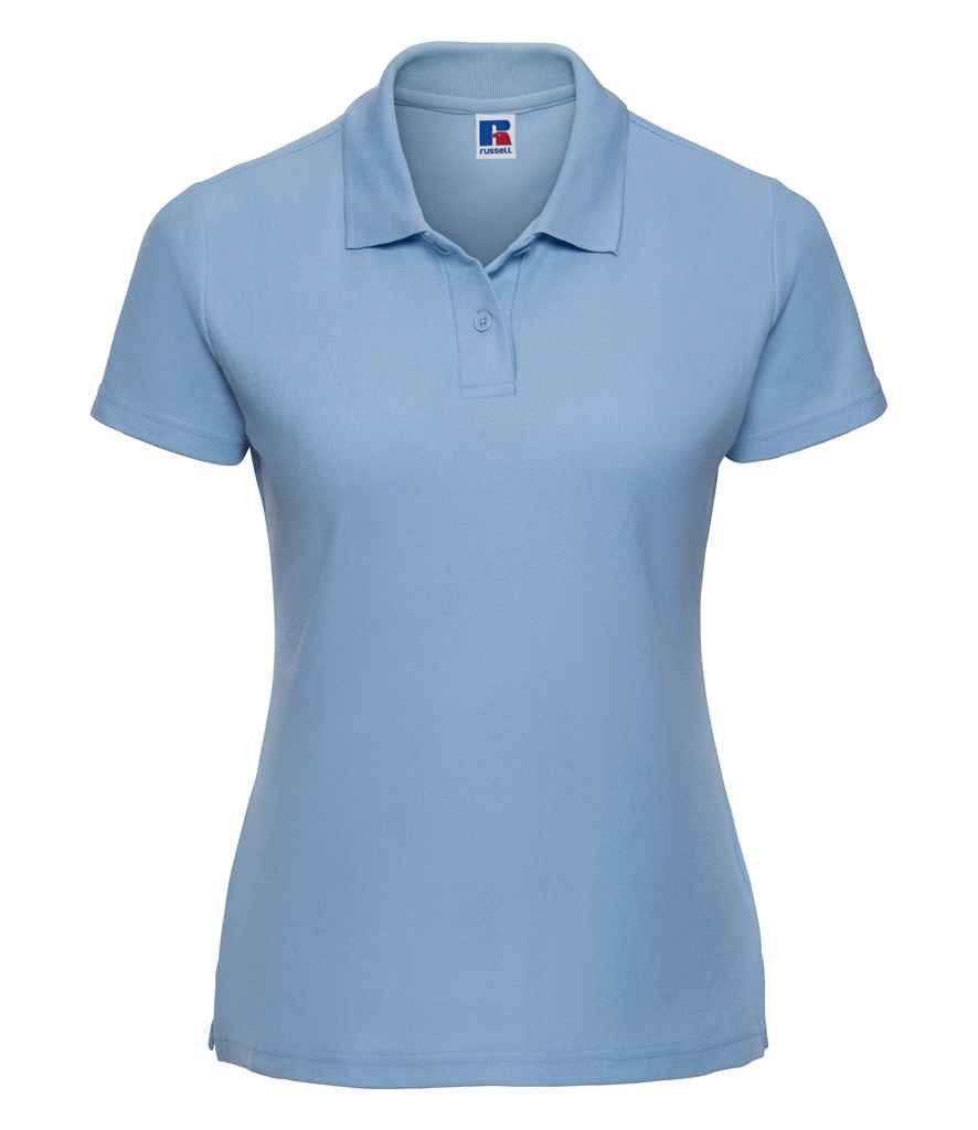 Russell 539F Sky Blue Front - Ready to be Embroidered and Printed by Custard Workwear - Cheap Personalised and Customised Workwear in Nottinghamshire, Derbyshire and Leicestershire