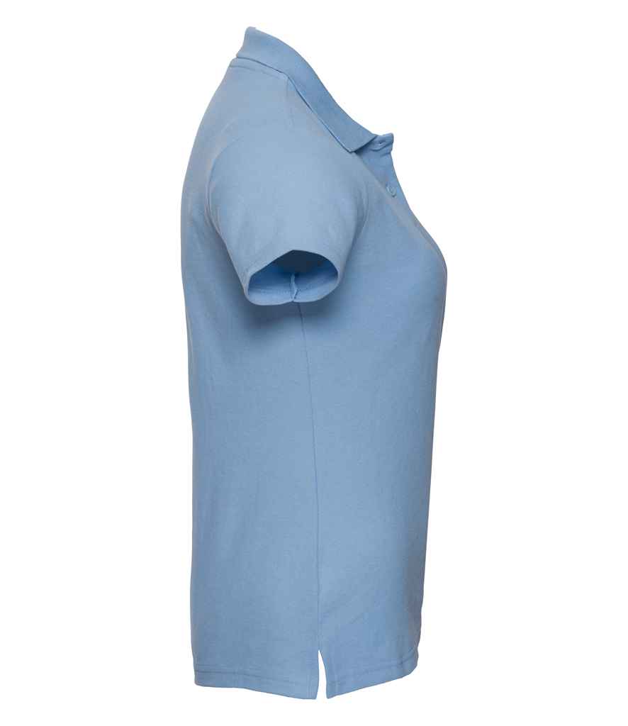 Russell 539F Sky Blue Right - Ready to be Embroidered and Printed by Custard Workwear - Cheap Personalised and Customised Workwear in Nottinghamshire, Derbyshire and Leicestershire