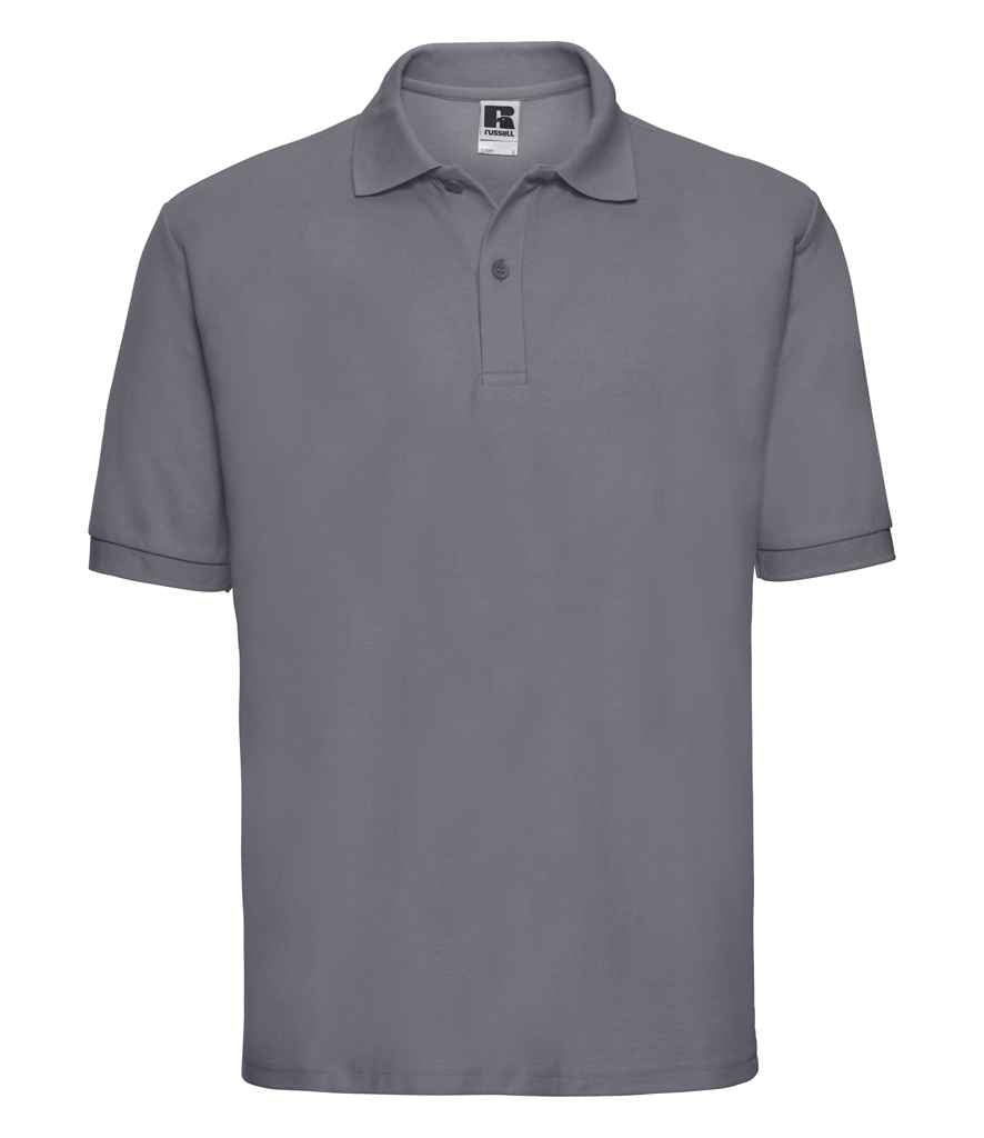 Russell 539M Convoy Grey Front - Ready to be Embroidered and Printed by Custard Workwear - Cheap Personalised and Customised Workwear in Nottinghamshire, Derbyshire and Leicestershire