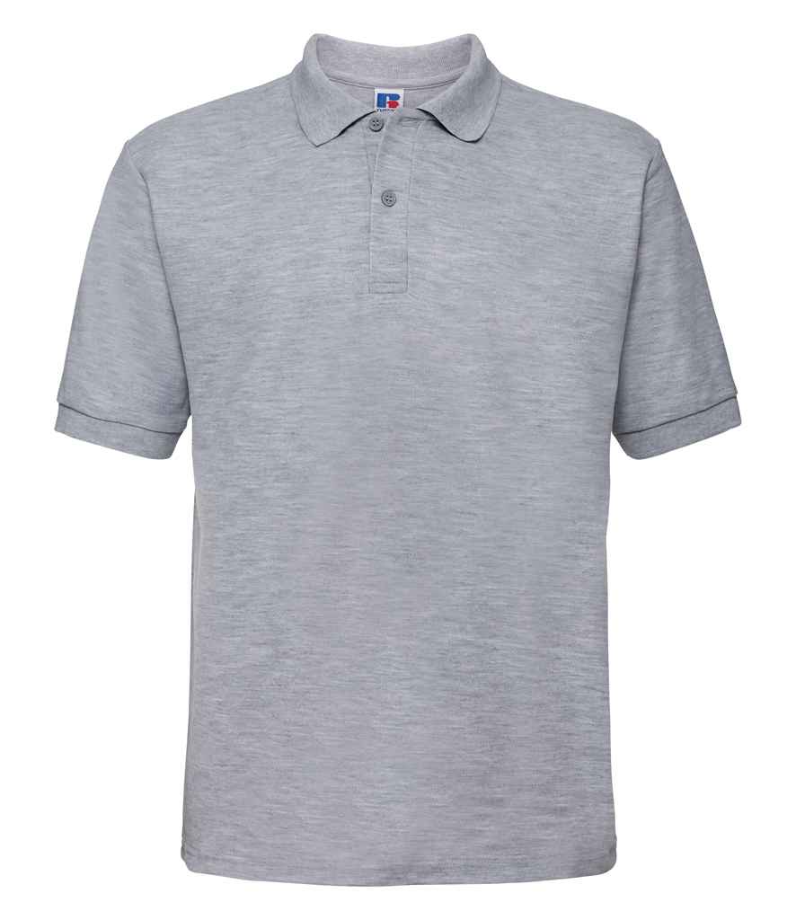 Russell 539M Light Oxford Front - Ready to be Embroidered and Printed by Custard Workwear - Cheap Personalised and Customised Workwear in Nottinghamshire, Derbyshire and Leicestershire