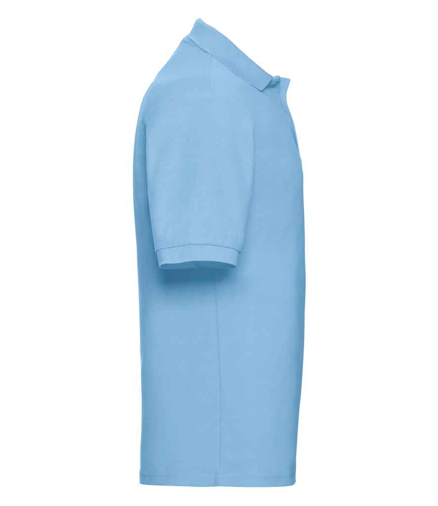 Russell 539M Sky Blue Right -  Ready to be Embroidered and Printed by Custard Workwear - Cheap Personalised and Customised Workwear in Nottinghamshire, Derbyshire and Leicestershire