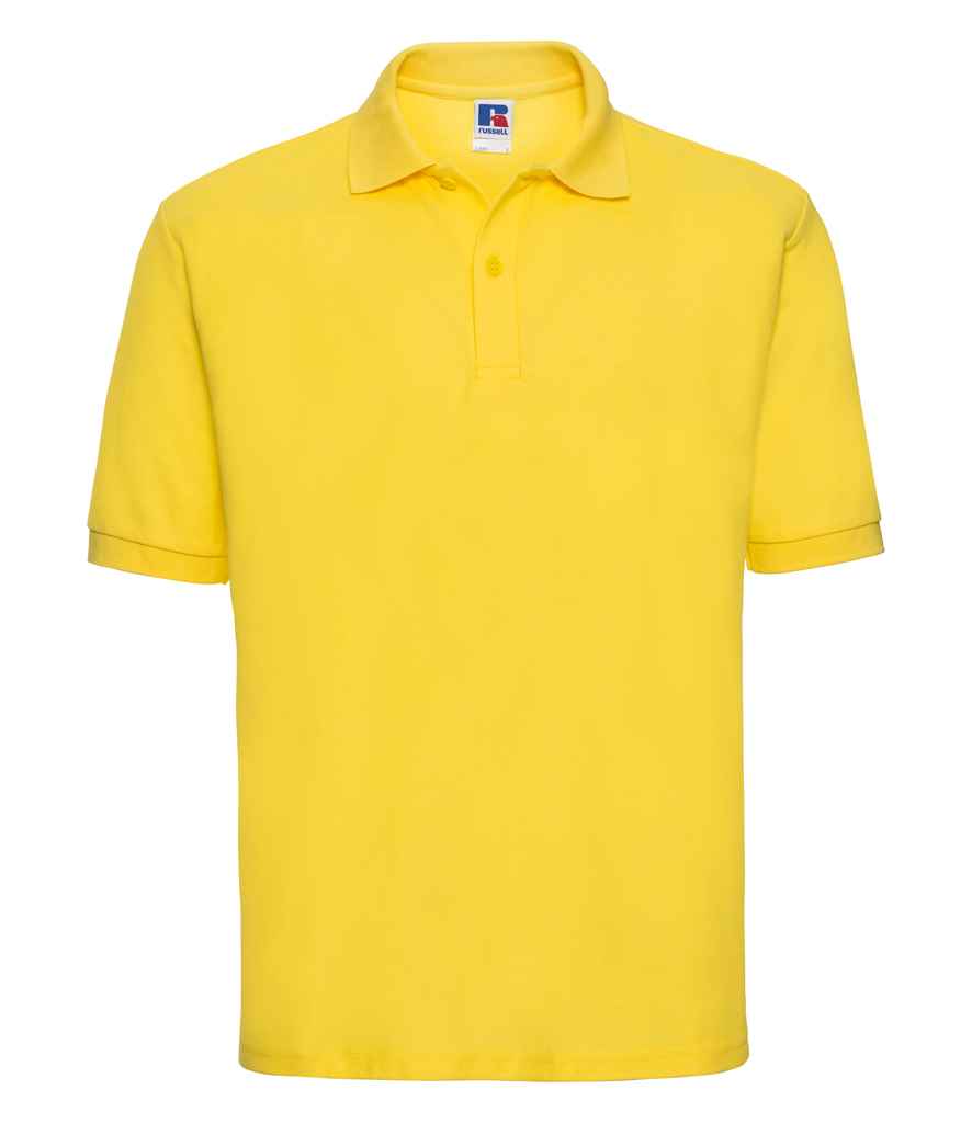 Russell 539M Yellow Front - Ready to be Embroidered and Printed by Custard Workwear - Cheap Personalised and Customised Workwear in Nottinghamshire, Derbyshire and Leicestershire