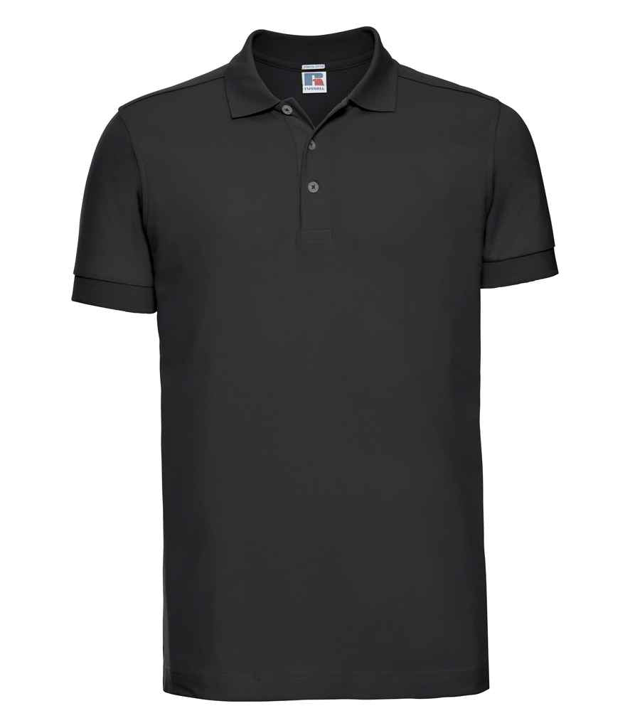 Russell 566M Black Front - Ready to be Embroidered and Printed by Custard Workwear - Cheap Personalised and Customised Workwear in Nottinghamshire, Derbyshire and Leicestershire