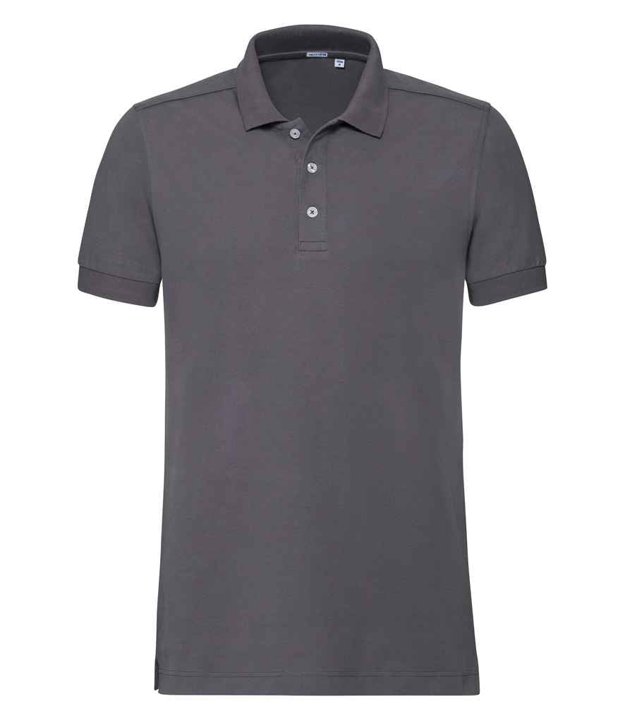Russell 566M Convoy Grey Front - Ready to be Embroidered and Printed by Custard Workwear - Cheap Personalised and Customised Workwear in Nottinghamshire, Derbyshire and Leicestershire