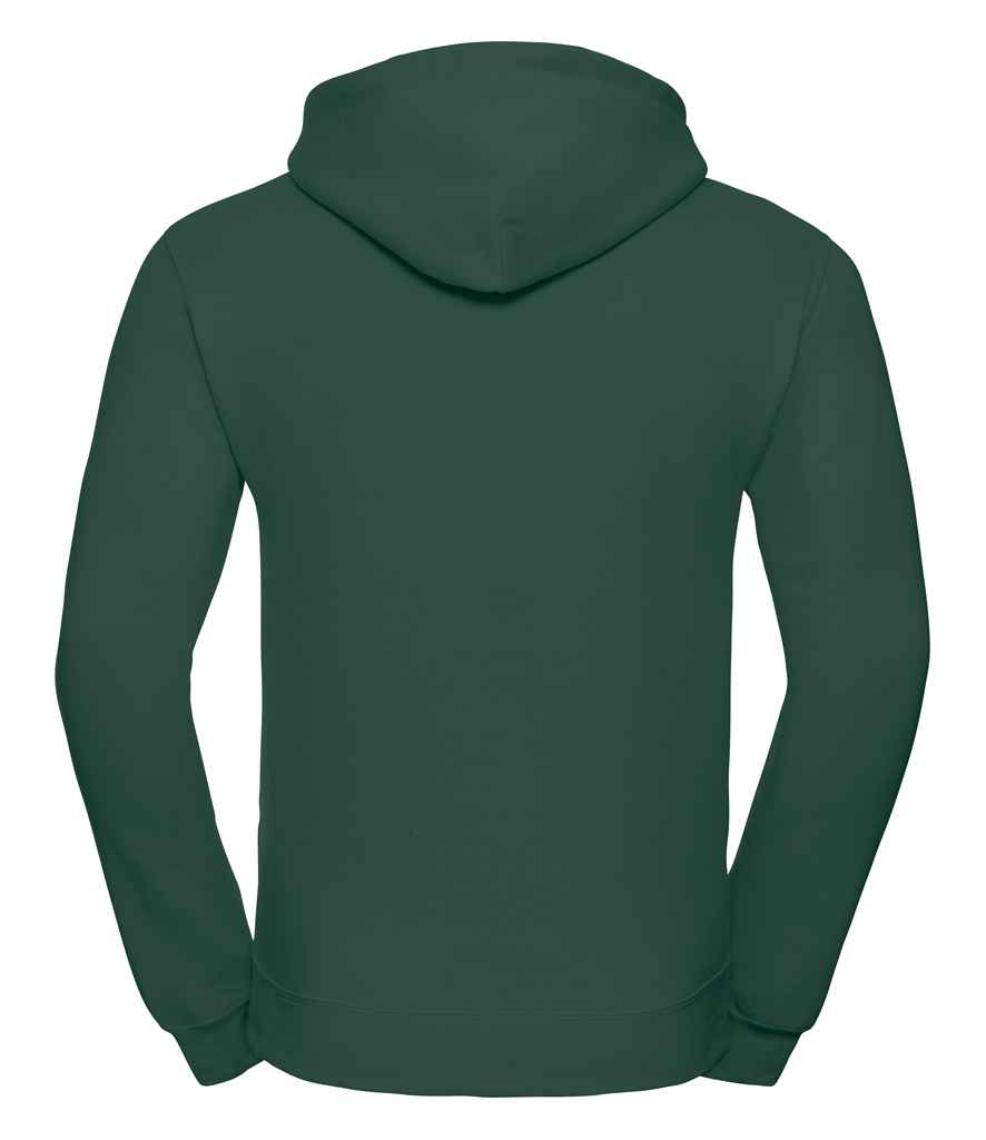 Russell 575M Bottle Green Back - Ready to be Embroidered and Printed by Custard Workwear - Cheap Personalised and Customised Workwear in Nottinghamshire, Derbyshire and Leicestershire
