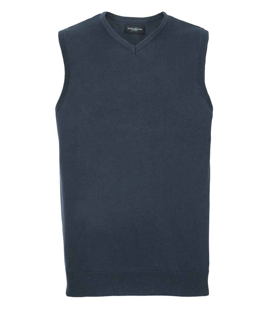 Russell 716M French Navy Front - Ready to be Embroidered by Custard Workwear - Cheap Personalised and Customised Workwear in Nottinghamshire, Derbyshire and Leicestershire