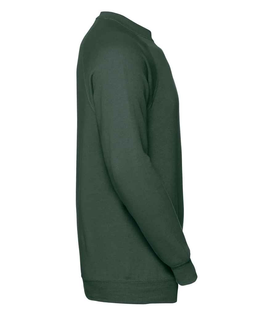 Russell 762M Bottle Green Right - Ready to be Embroidered and Printed by Custard Workwear - Cheap Personalised and Customised Workwear in Nottinghamshire, Derbyshire and Leicestershire
