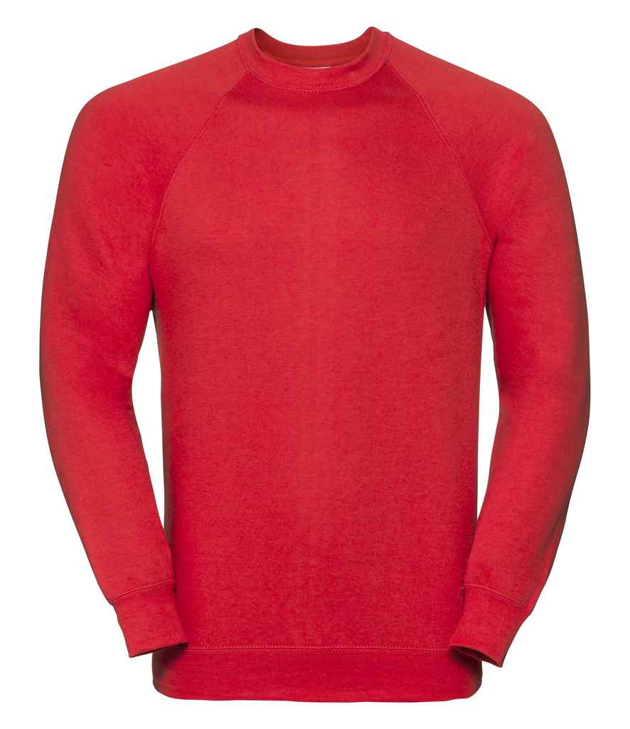 Russell 762M Bright Red Front - Ready to be Embroidered and Printed by Custard Workwear - Cheap Personalised and Customised Workwear in Nottinghamshire, Derbyshire and Leicestershire