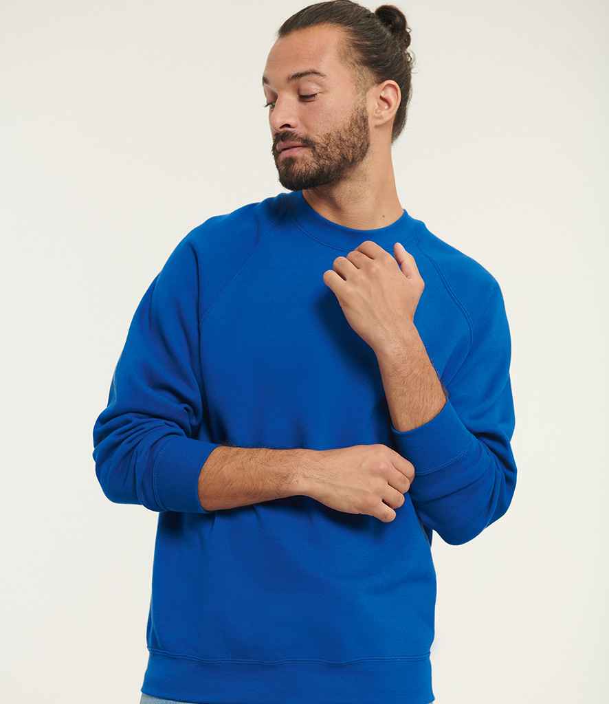 Russell 762M Bright Royal Model - Ready to be Embroidered and Printed by Custard Workwear - Cheap Personalised and Customised Workwear in Nottinghamshire, Derbyshire and Leicestershire