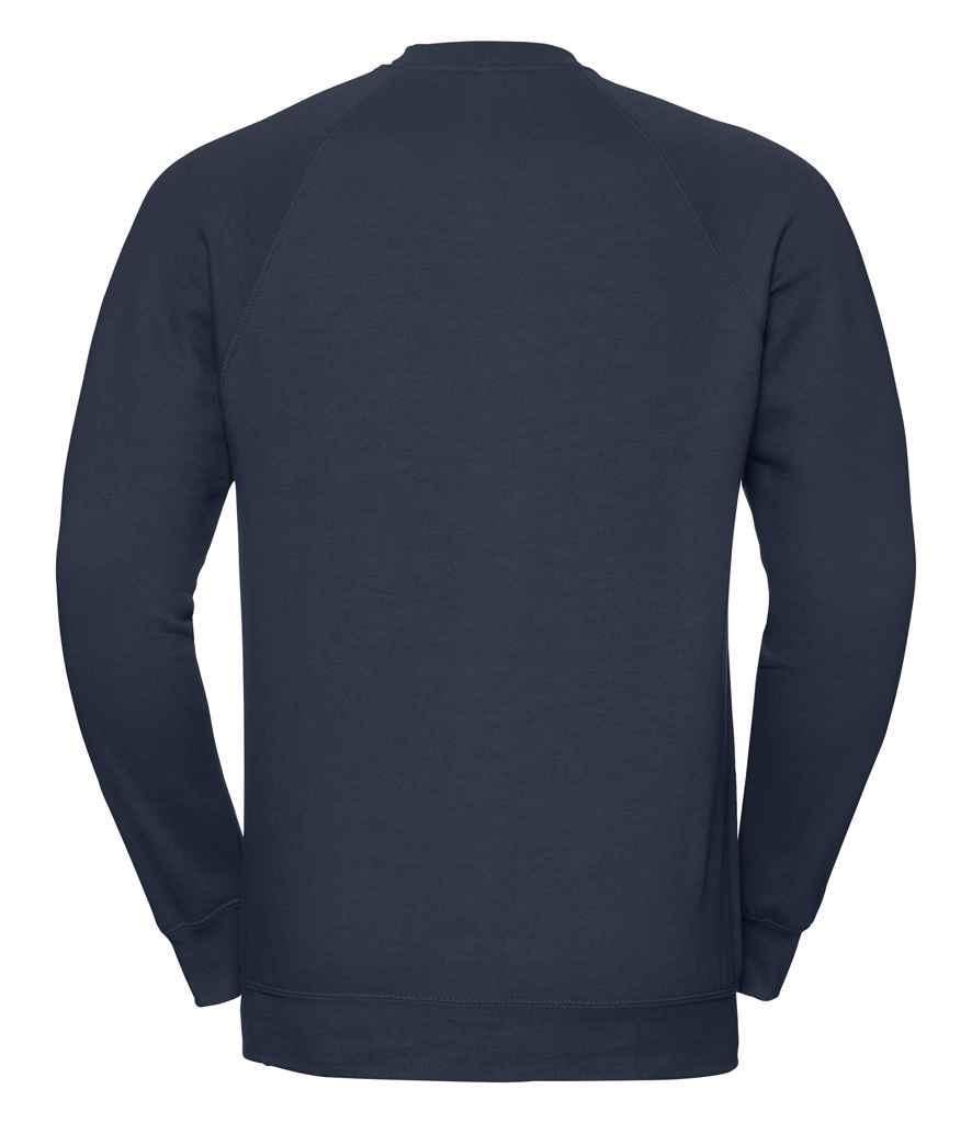 Russell 762M French Navy Back - Ready to be Embroidered and Printed by Custard Workwear - Cheap Personalised and Customised Workwear in Nottinghamshire, Derbyshire and Leicestershire