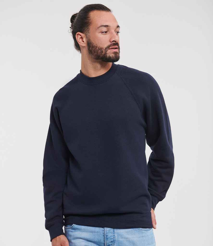 Russell 762M French Navy Model - Ready to be Embroidered and Printed by Custard Workwear - Cheap Personalised and Customised Workwear in Nottinghamshire, Derbyshire and Leicestershire