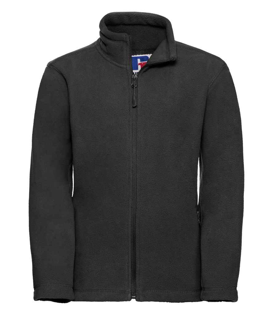 Russell 870B Black Front - Ready to be Embroidered by Custard Workwear - Cheap Personalised and Customised Workwear in Nottinghamshire, Derbyshire and Leicestershire