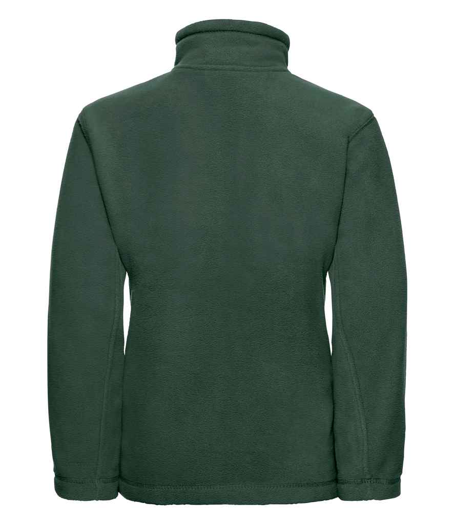 Russell 870B Bottle Green Back - Ready to be Embroidered by Custard Workwear - Cheap Personalised and Customised Workwear in Nottinghamshire, Derbyshire and Leicestershire