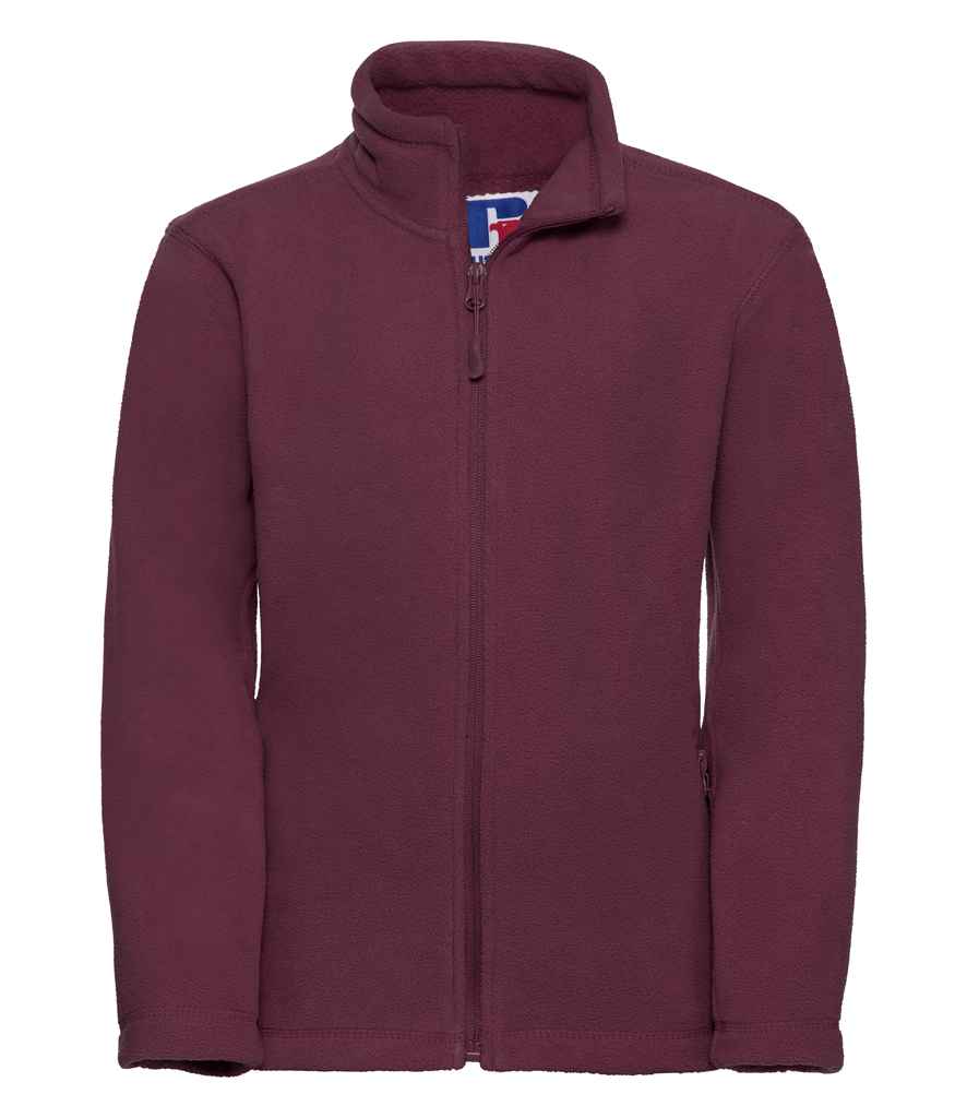 Russell 870B Burgundy Front - Ready to be Embroidered by Custard Workwear - Cheap Personalised and Customised Workwear in Nottinghamshire, Derbyshire and Leicestershire