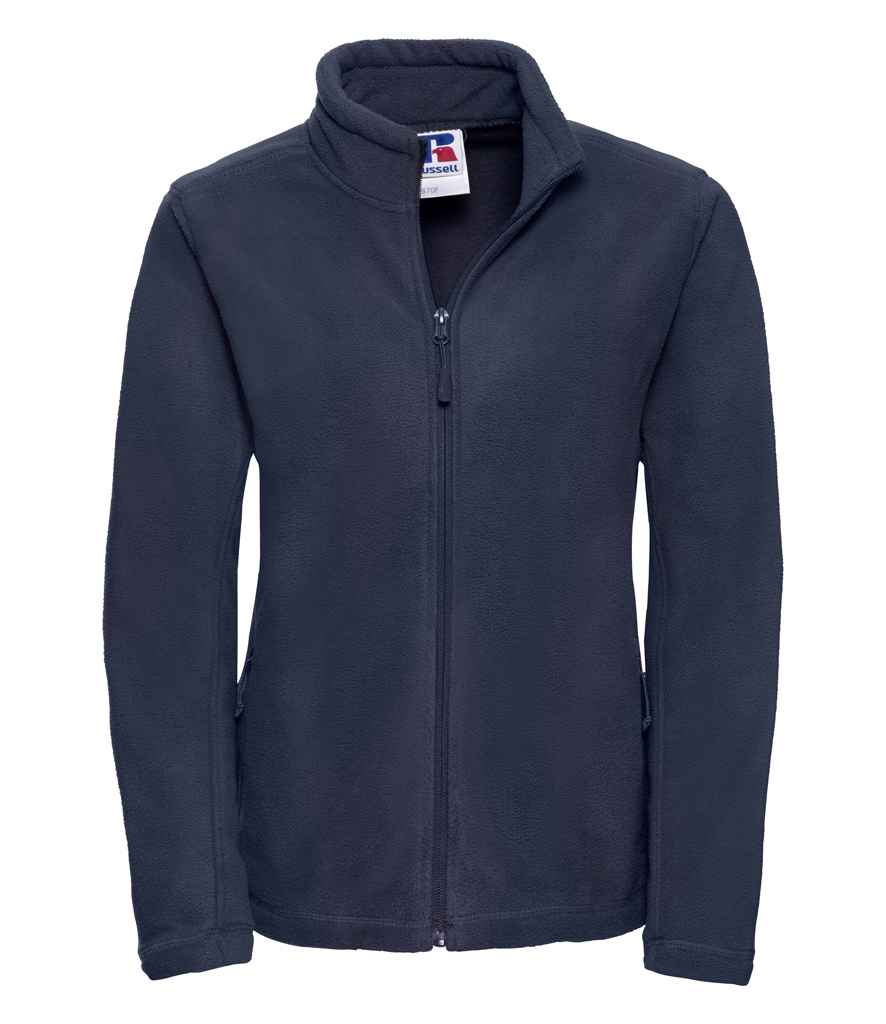Russell 870F French Navy Front - Ready to be Embroidered by Custard Workwear - Cheap Personalised and Customised Workwear in Nottinghamshire, Derbyshire and Leicestershire