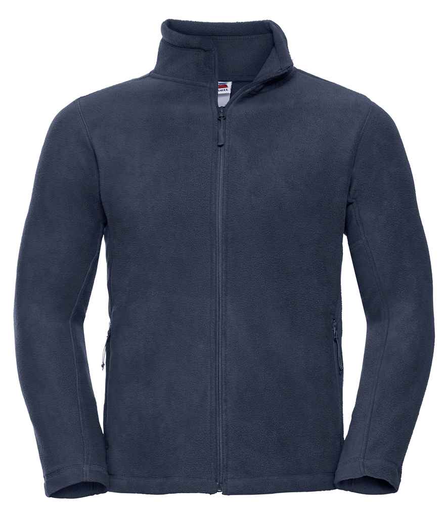 Russell 870M French Navy Front - Ready to be Embroidered by Custard Workwear - Cheap Personalised and Customised Workwear in Nottinghamshire, Derbyshire and Leicestershire