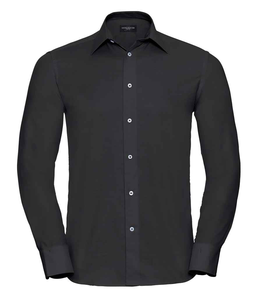 Russell 922M Black Front - Ready to be Embroidered and Printed by Custard Workwear - Cheap Personalised and Customised Workwear in Nottinghamshire, Derbyshire and Leicestershire