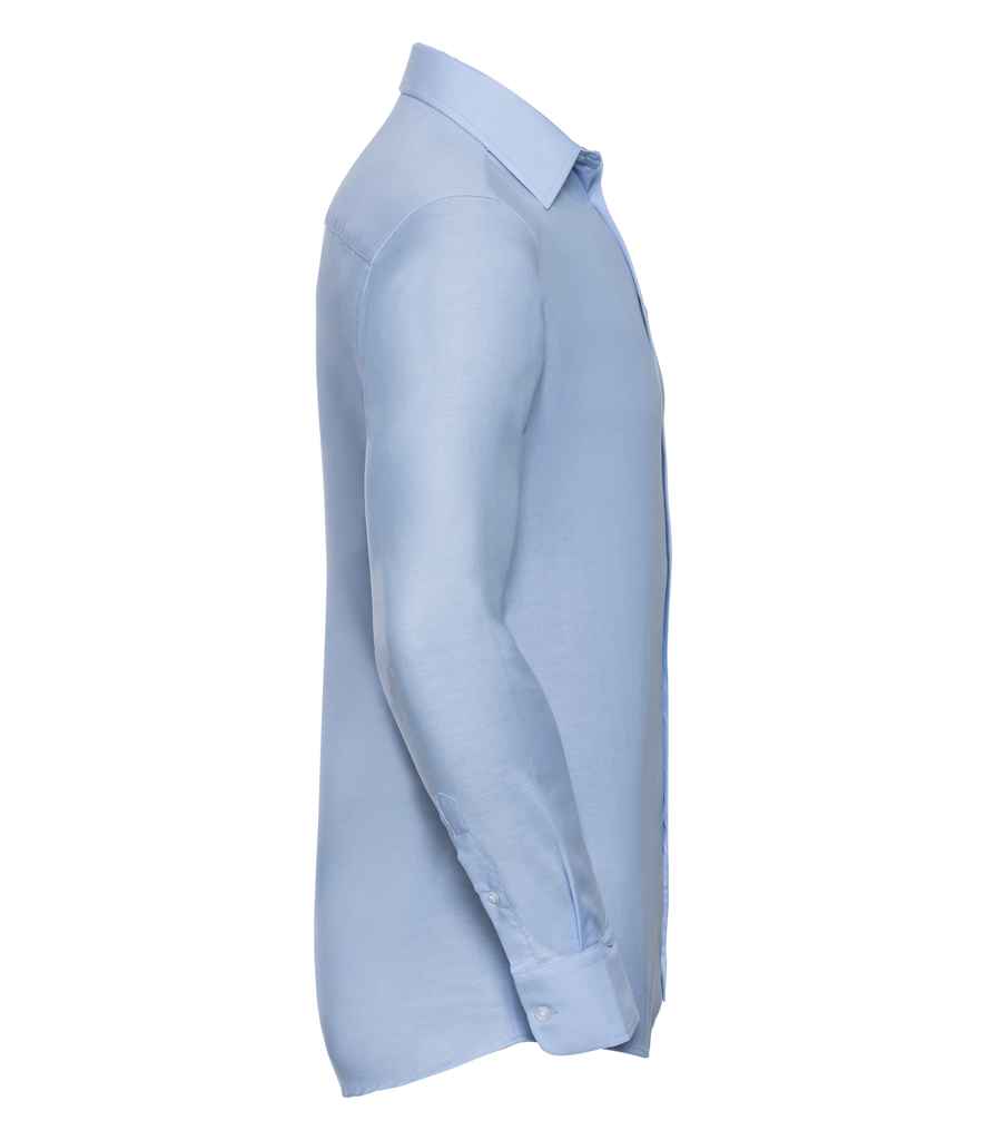 Russell 922M Oxford Blue Right - Ready to be Embroidered and Printed by Custard Workwear - Cheap Personalised and Customised Workwear in Nottinghamshire, Derbyshire and Leicestershire