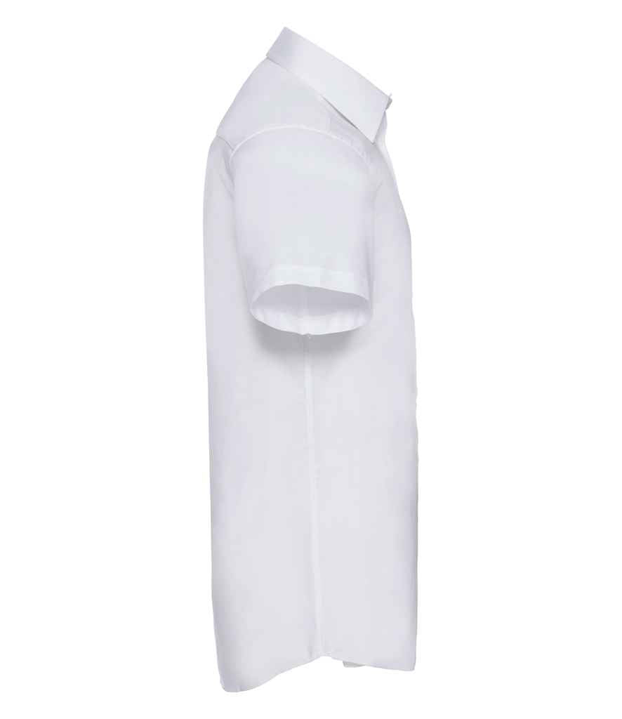 Russell 923M White Right - Ready to be Embroidered and Printed by Custard Workwear - Cheap Personalised and Customised Workwear in Nottinghamshire, Derbyshire and Leicestershire