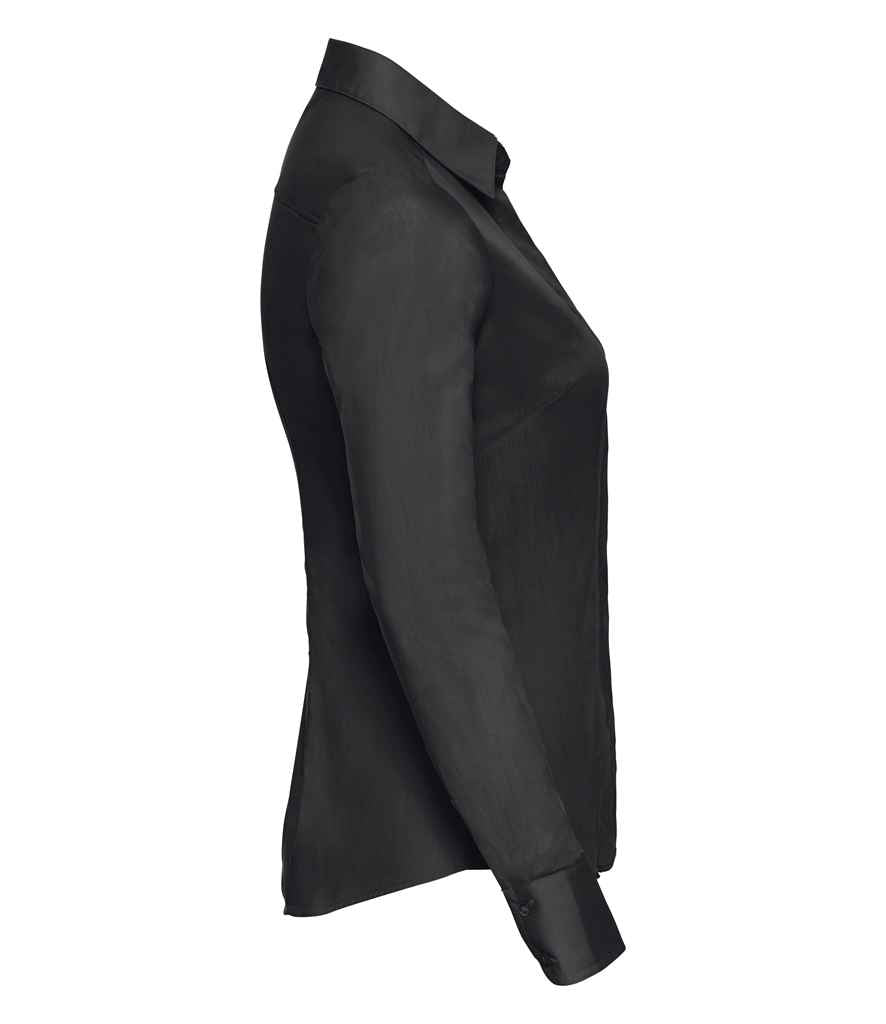 Russell 924F Black Right -  Ready to be Printed by Custard Workwear - Cheap Personalised and Customised Workwear in Nottinghamshire, Derbyshire and Leicestershire