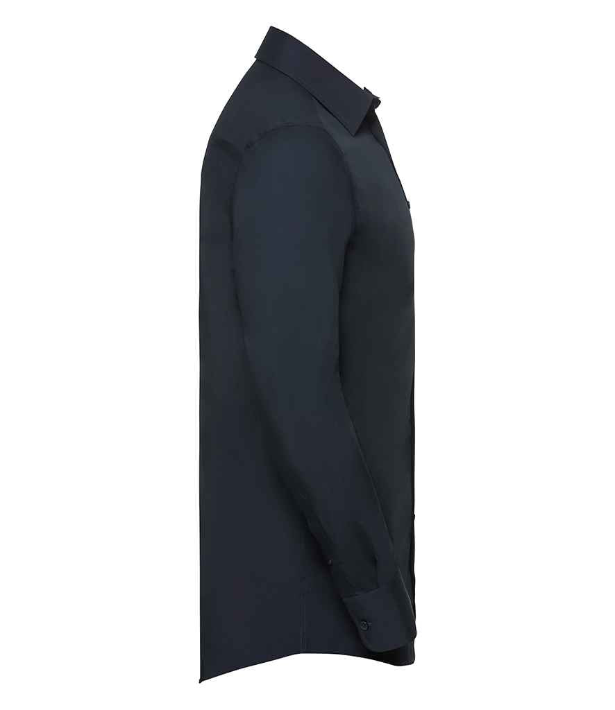 Russell 924M French Navy Right - Ready to be Printed by Custard Workwear - Cheap Personalised and Customised Workwear in Nottinghamshire, Derbyshire and Leicestershire