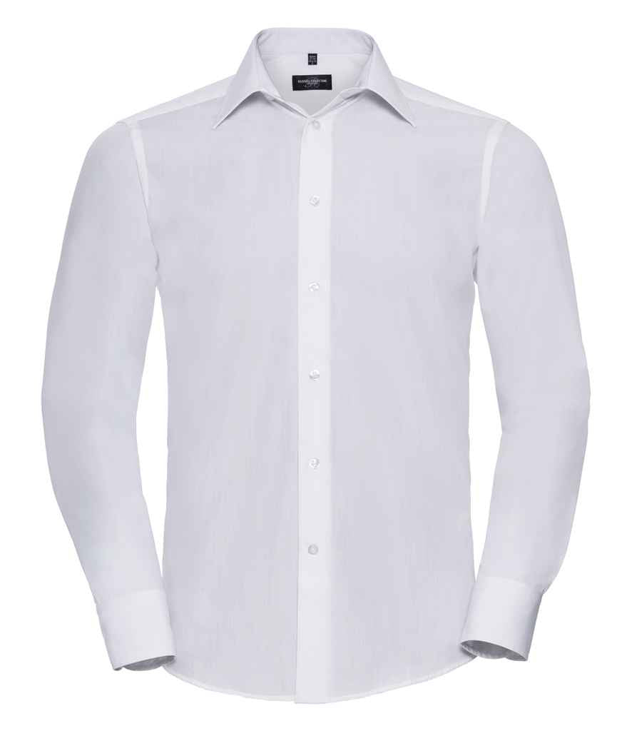 Russell 924M White Front - Ready to be Printed by Custard Workwear - Cheap Personalised and Customised Workwear in Nottinghamshire, Derbyshire and Leicestershire