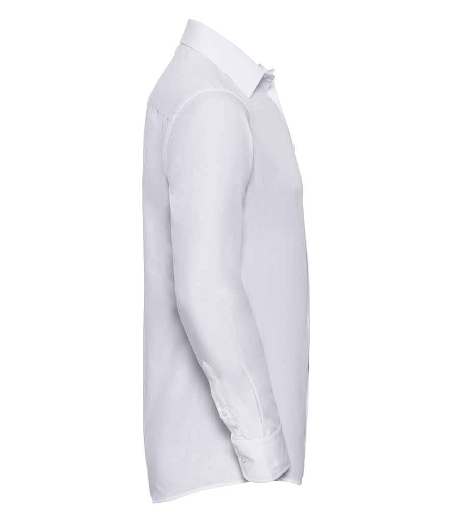 Russell 924M White Right - Ready to be Printed by Custard Workwear - Cheap Personalised and Customised Workwear in Nottinghamshire, Derbyshire and Leicestershire