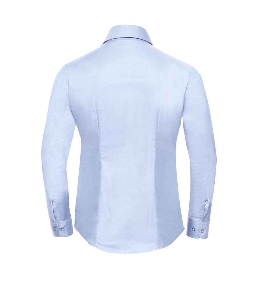 Russell 932F Oxford Blue Back - Ready to be Embroidered and Printed by Custard Workwear - Cheap Personalised and Customised Workwear in Nottinghamshire, Derbyshire and Leicestershire
