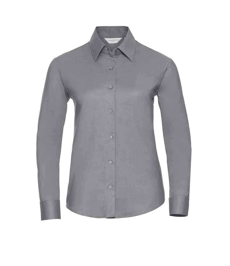Russell 932F Silver Front - Ready to be Embroidered and Printed by Custard Workwear - Cheap Personalised and Customised Workwear in Nottinghamshire, Derbyshire and Leicestershire