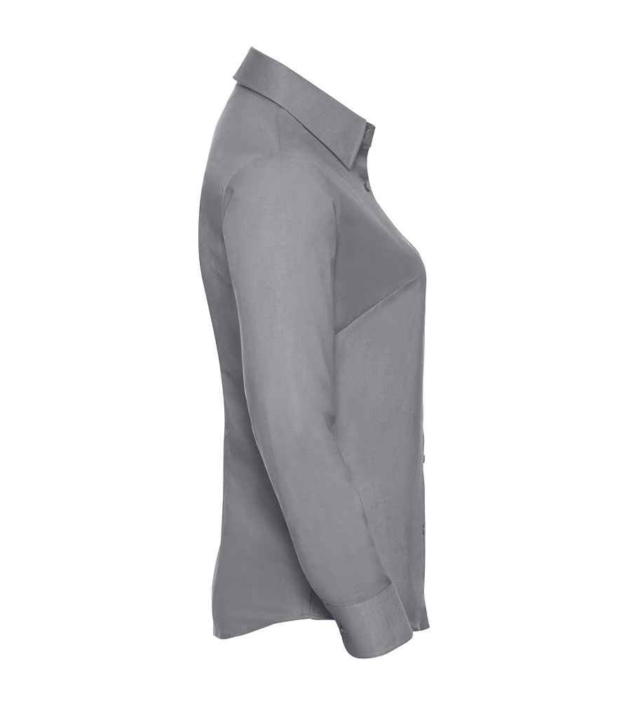 Russell 932F Silver Right - Ready to be Embroidered and Printed by Custard Workwear - Cheap Personalised and Customised Workwear in Nottinghamshire, Derbyshire and Leicestershire