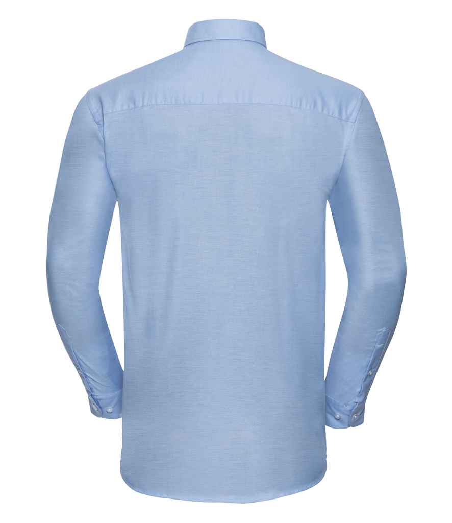 Russell 932M Oxford Blue Back - Ready to be Embroidered and Printed by Custard Workwear - Cheap Personalised and Customised Workwear in Nottinghamshire, Derbyshire and Leicestershire