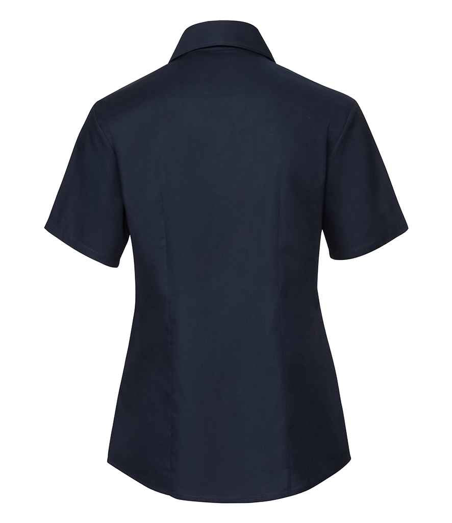 Russell 933F Bright Navy Back - Ready to be Embroidered and Printed by Custard Workwear - Cheap Personalised and Customised Workwear in Nottinghamshire, Derbyshire and Leicestershire