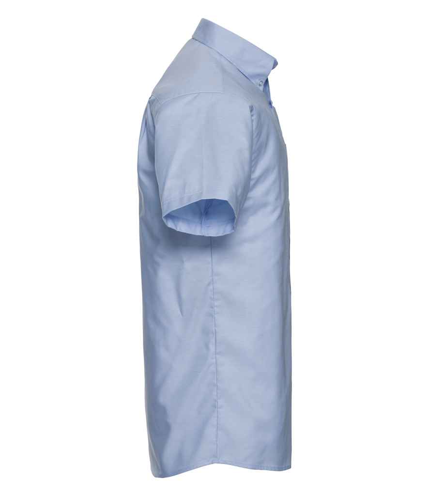 Russell 933M Oxford Blue Right - Ready to be Embroidered and Printed by Custard Workwear - Cheap Personalised and Customised Workwear in Nottinghamshire, Derbyshire and Leicestershire