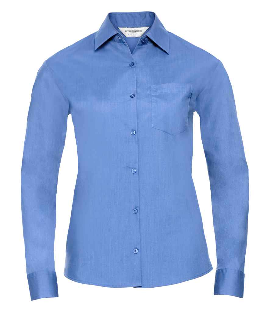 Russell 934F Corporate Blue Front - Ready to be Printed by Custard Workwear - Cheap Personalised and Customised Workwear in Nottinghamshire, Derbyshire and Leicestershire