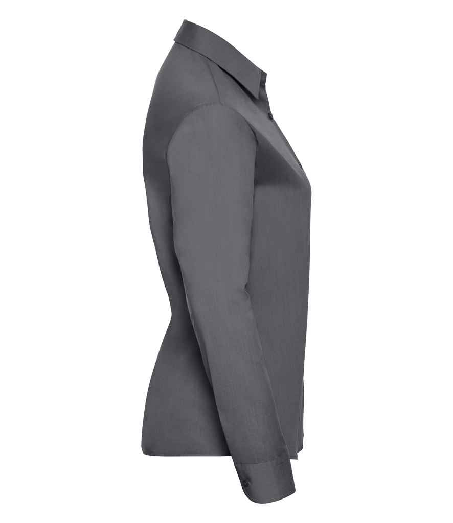 Russell 934F Convoy Grey Right -  Ready to be Printed by Custard Workwear - Cheap Personalised and Customised Workwear in Nottinghamshire, Derbyshire and Leicestershire