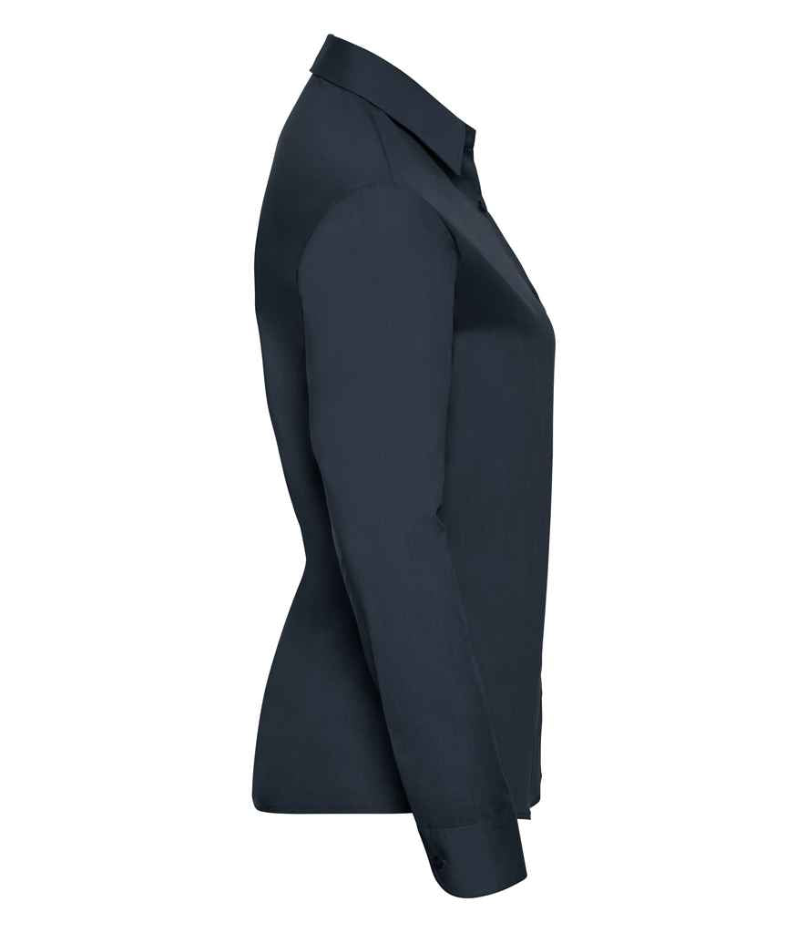 Russell 934F French Navy Right - Ready to be Printed by Custard Workwear - Cheap Personalised and Customised Workwear in Nottinghamshire, Derbyshire and Leicestershire