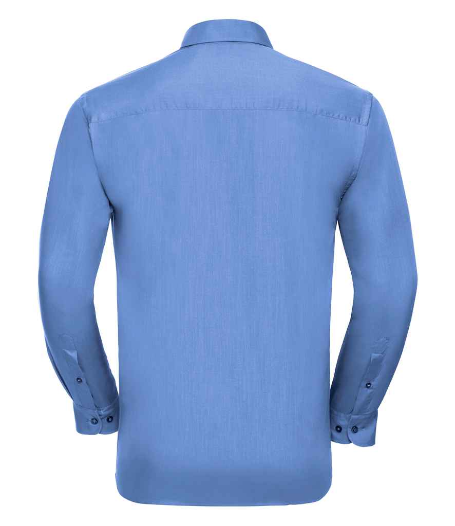 Russell 934M Corporate Blue Back - Ready to be Printed by Custard Workwear - Cheap Personalised and Customised Workwear in Nottinghamshire, Derbyshire and Leicestershire