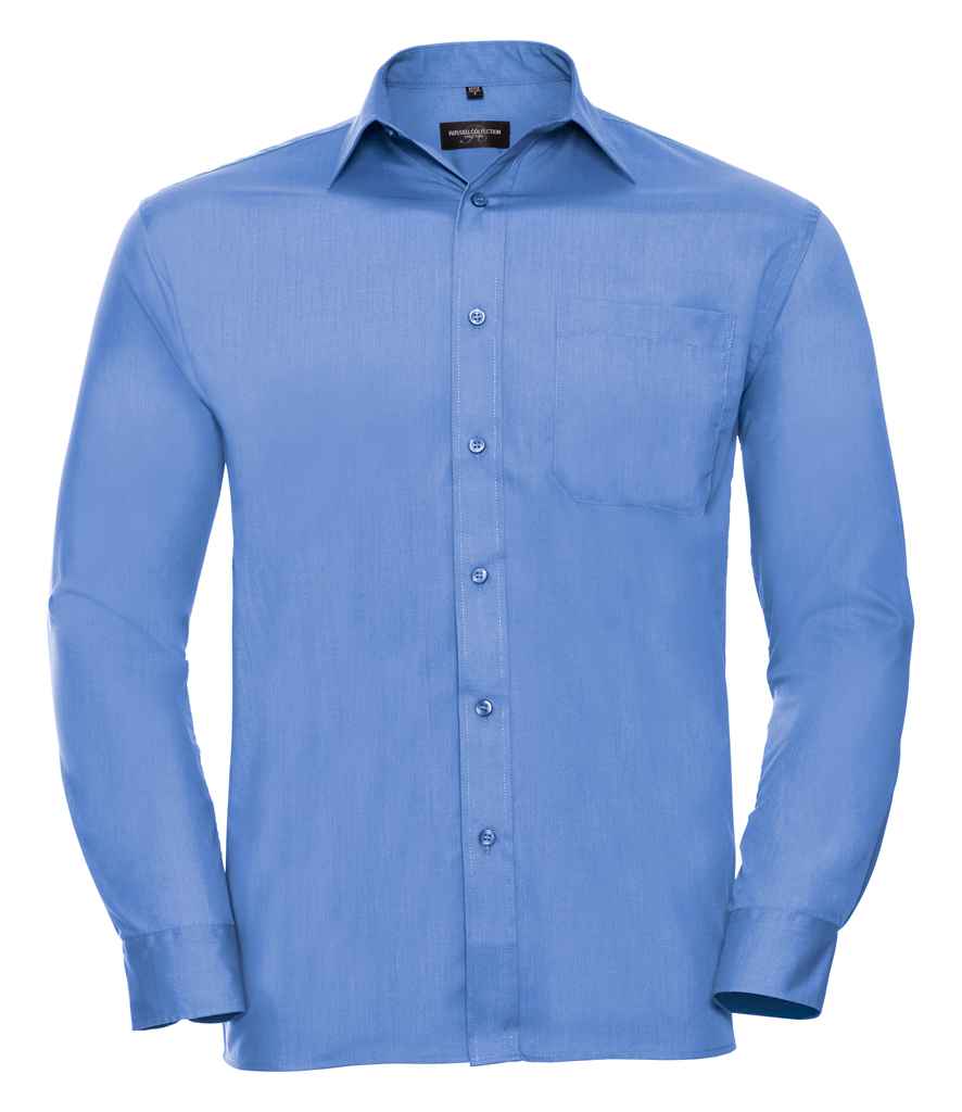 Russell 934M Corporate Blue Front - Ready to be Printed by Custard Workwear - Cheap Personalised and Customised Workwear in Nottinghamshire, Derbyshire and Leicestershire