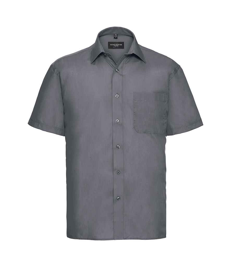 Russell 935M Convoy Grey Front - Ready to be Printed by Custard Workwear - Cheap Personalised and Customised Workwear in Nottinghamshire, Derbyshire and Leicestershire