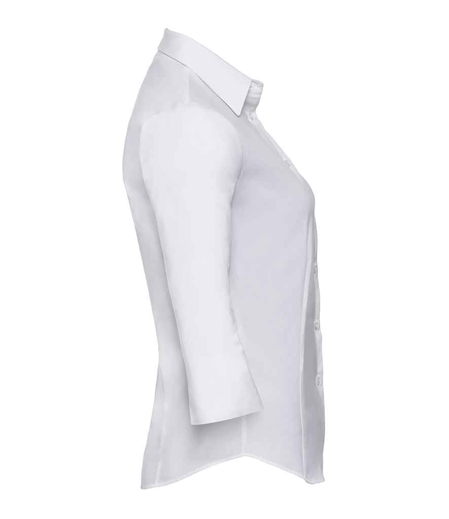 Russell 946F White Right - Ready to be Embroidered and Printed by Custard Workwear - Cheap Personalised and Customised Workwear in Nottinghamshire, Derbyshire and Leicestershire