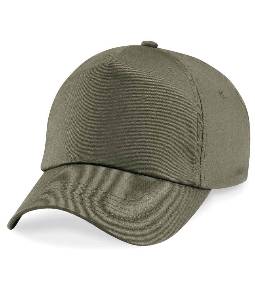 Beechfield BB10 Olive Green Front - Ready to be Printed by Custard Workwear - Cheap Personalised and Customised Workwear in Nottinghamshire, Derbyshire and Leicestershire
