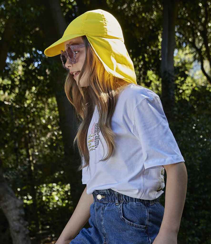 Beechfield BB11B Yellow Model -  Ready to be Printed by Custard Workwear - Cheap Personalised and Customised Workwear in Nottinghamshire, Derbyshire and Leicestershire