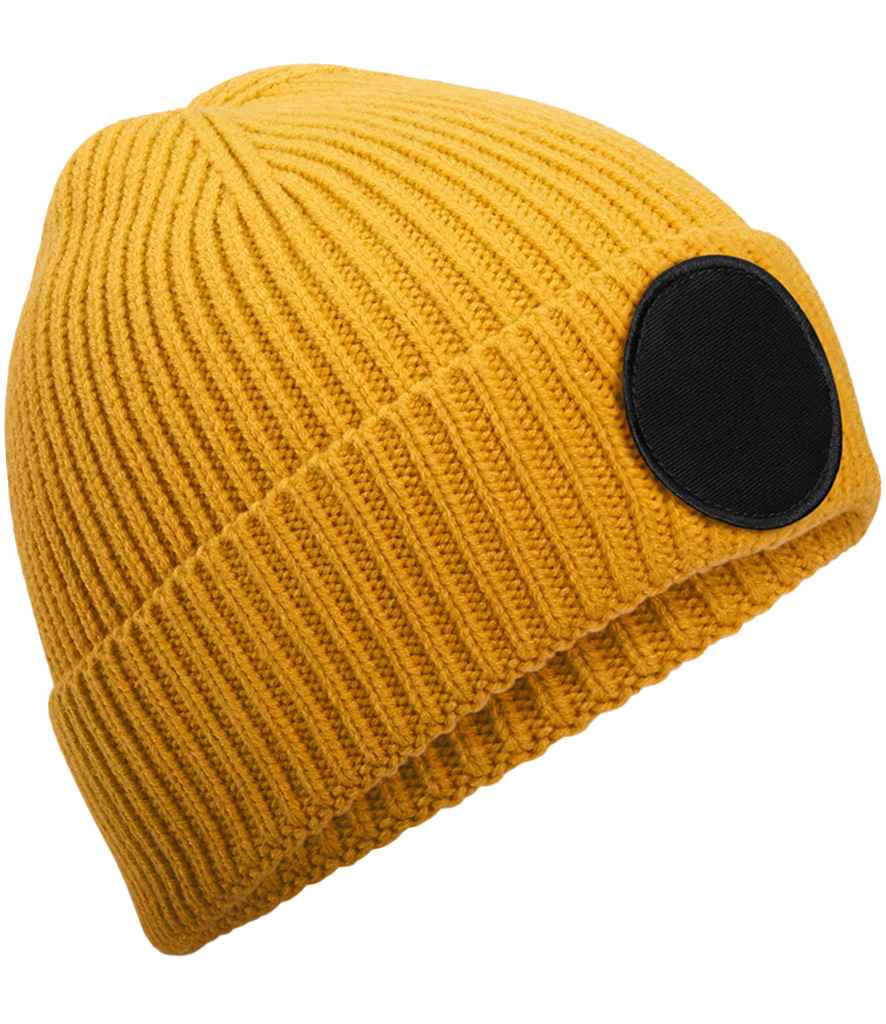 Beechfield BB332R Mustard/Black Front - Ready to be Printed by Custard Workwear - Cheap Personalised and Customised Workwear in Nottinghamshire, Derbyshire and Leicestershire